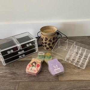 Scentsy candles acrylic makeup & drawer organizer